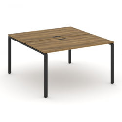 Рабочая станция двухсторонняя на 2 места CОНCЕПТ CН.ДРС-003 Сандал Янтарный Черный / CONCEPT CN.DRS-003