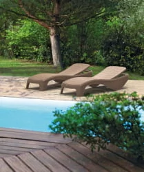 Шезлонг Атлантиc Капучино / Atlantic