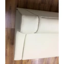 Диван офисный тройной Клерк 9 бежевый Екотекс 3014 / Ecotex