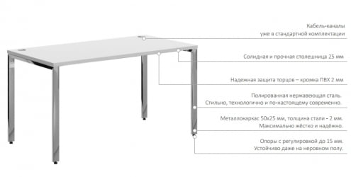 Рабочая станция КСТЕН ГЛОСС КСГВСТ 2470 Бук Тиара / XTEN GLOSS XGWST