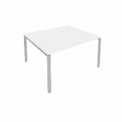 Переговорный стол (1 столешница) Метал Сйстем Б.ПРГ-1.3 Белый/Серый / Metal System