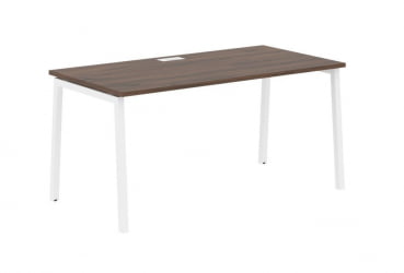 Стол письменный ЕДИС ЕЛСТ 1580 Дуб Денвер темный Белый / EDIS ELST