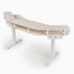 Стол для компьютера (для геймеров) с подставкой под клавиатуру и электрической регулировкой по высоте Еурека ЕРК-ЕД71-МВ / Eureka ERK-ED71-MW