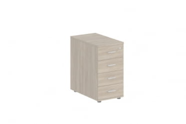 Тумба приставная с 4 ящиками Сигма СГ.523.ОД.ОД Дуб темный / Sigma SG.523.OD.OD