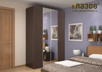 Двустворчатый шкаф 555 Венге