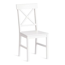 Обеденный комплект Хадсон (стол + 4 стула)/ Худсон Дининг Сет (мод.0102) МДФ/тополь/меламин, стол: 118х74х73 см, стул: 42,5кс46,5кс93,5 см, Вхите (белый) / Hudson Dining Set (mod.0102) 42,5x46,5x93,5 White