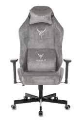 Геймерское кресло КНИГХТ Н1 ГРЕЙ / KNIGHT N1 GREY
