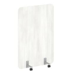 Перегородка на металлических опорах, на роликах Р-лине ДП.Р-100-150 Снежная Патина / R-line DP.R-100-150