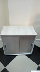 Тумба-купе Дека 9.02.08 Дуб Сантана светлый/Белый / Deka