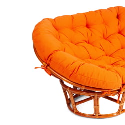 Диван МАМАСАН/МАМАСАН 23/02 В /с подушкой/ подушка 182х119 см, 169х102х80 см, Хоней (мед), ткань, оранжевый, С 23 / MAMASAN/МАМАСАН W Honey