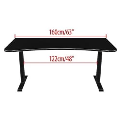 Геймерский стол Ароззи Арена Гаминг Деск Блаcк / Arozzi Arena Gaming Desk Black