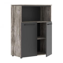 Шкаф с глухими дверьми МОРРИС ТРЕНД ММC 85.3 Сосна Нордик Антрацит / MORRIS TREND MMC