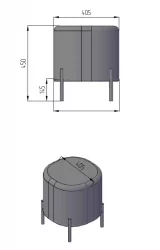 Пуф малый Гаваии Розовый / Gawaii