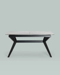 Стол обеденный Аркада раскладной 160-210кс90 Керамика темная / 160-210x90