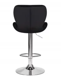 Стул барный ДОБРИН БАРНИ Черный велюр МДЖ9-101 / DOBRIN BARNY MJ9-101
