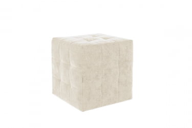 Пуф Рубик 2 ПМ-003.2 крем (велюр) / PM-003.2