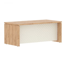 Стол руководителя Торр ЛУКС ТЛСТ 189Х Дуб Бофорд Латте / Torr LUX TLST 189H