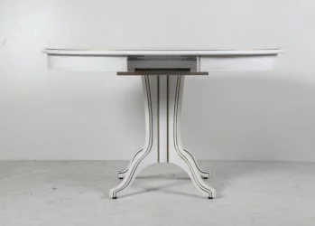 Стол обеденный Орион-5 (д1200) тон 1 с золотой патиной / (d1200)