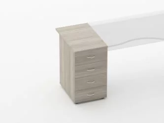 Тумба приставная Твин 14.12.13 Дуб Сантана светлый / Twin