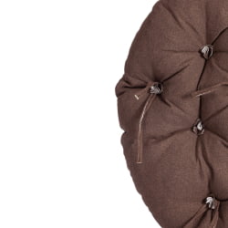 Кресло CЛОУДЕ ХОМЕ рогожка/металл, 97х98х90-96см, коричневый, 3М7-147 / CLOUDE HOME