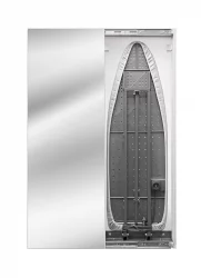 Узкий шкаф-купе в прихожую Ирон Слим (левый, купе) Беленый дуб / Iron Slim