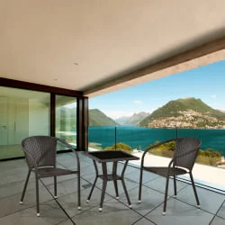 Комплект плетеной мебели Т25А/Й137C-В53 Бровн 2Пcс / T25A/Y137C-W53 Brown 2Pcs