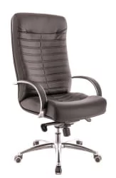 Кресло для руководителя Орион АЛ М кожа Черный / Orion AL M