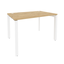 Стол рабочий на П-образном м/к ОНИКС О.МП-СП-2.8 Тиквуд Светлый/Белый / ONIX O.MP-SP-2.8