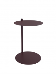 Журнальный столик Сиара металл бордовый / Siara