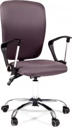 Офисное кресло для оператора CХАИРМАН 9801 Хроме темно-серый / CHAIRMAN Chrome