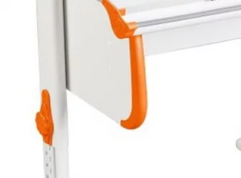 Растущая мебель Парта 1/75-40 + Стул Белый Оранжевый / Parta Stul