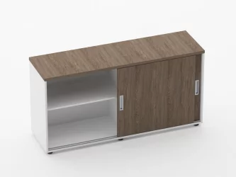 Тумба-купе для рабочего модуля Дека 9.02.145 Дуб Верцаска/Белый / Deka