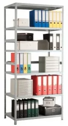 Стеллаж МС 185/100х30/4 Серый / MS