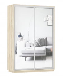 Шкаф-купе двухдверный Экспресс Дуо Экспенс 1400х2200х Дуб сонома / 1400х2200h
