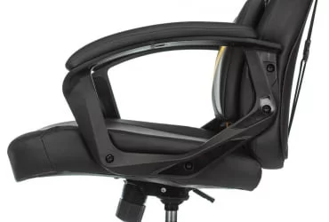 Геймерское кресло Бюрократ ЗОМБИЕ ДРИВЕР Черный-желтый / ZOMBIE DRIVER