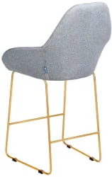Стул барный Кент (Б) Грей/Линк Золото / Kent