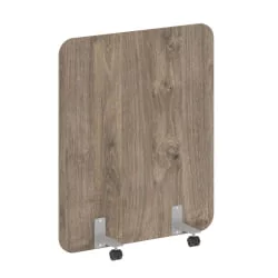 Перегородка на металлических опорах, на роликах Р-лине  ДП.Р-100-120 Тиквуд Темный / R-line DP.R-100-120