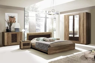 Шкаф с зеркалом Фантазия 34.01 Дуб каньон Дуб кальяри