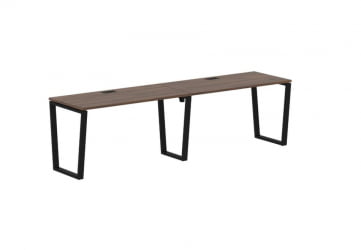 Бенч-система ЕДИС ЕВВСТ 2767 Дуб Денвер темный Черный / EDIS EVWST