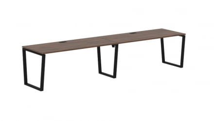 Бенч-система ЕДИС ЕВВСТ 3580 Дуб Денвер темный Черный / EDIS EVWST