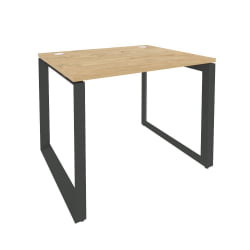 Стол рабочий на О-образном м/к ОНИКС О.МО-СП-1.8 Тиквуд Светлый/Антрацит / ONIX O.MO-SP-1.8