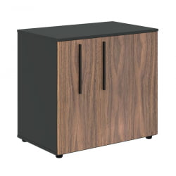 Тумба под фригобар ВЕЛИОН ВЕНЕЕР ВРГР 8655 Американский орех Яшма черная / VELION VENEER VRGR