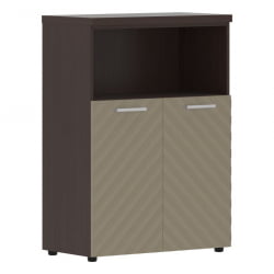 Шкаф с глухими малыми дверьми и топом Торр ЛУКС ТЛМC 85.3 Венге Магия Капучино / Torr LUX TLMC