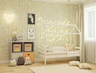 Кровать-домик РооРоом кд-3 Белый / RooRoom