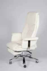 Кресло офисное Парламент Х-2021-70-5 иворй леатхер Слоновая кость / H-2021-70-5 ivory leather