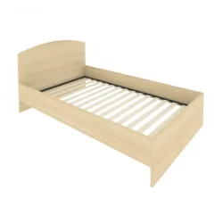 Кровать с ортопедическим основанием и изголовьем ЛИГХТ С-КИ-120 Акация Лорка / LIGHT