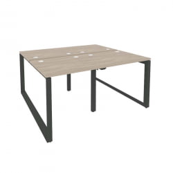 Рабочая станция на О-образном м/к ОНИКС О.МО-Д.РС-4.0.7 Дуб Аттик/Антрацит / ONIX O.MO-D.RS-4.0.7