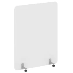 Перегородка на металлических опорах, на роликах Р-лине ДП.Р-140-180 Белый / R-line DP.R-140-180