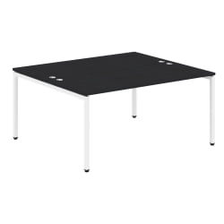 Стол двойной КСТЕН-С КСВСТ 1614 Дуб юкон/белый / XTEN-S XWST