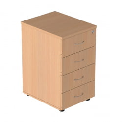 Тумба приставная с замком Р.Т-4.1 ЗЦ Крафт белый